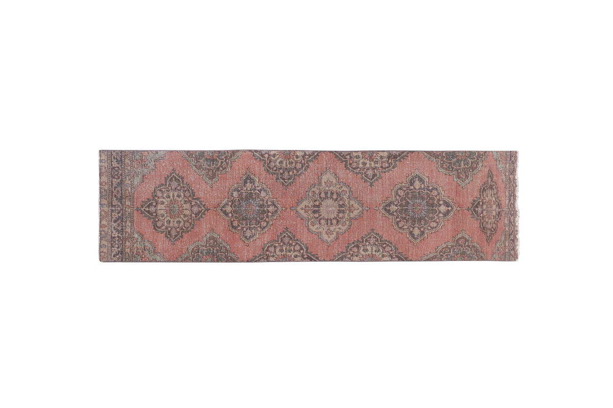 Vintage Türk Halı Yolluk 96 x 364 cm