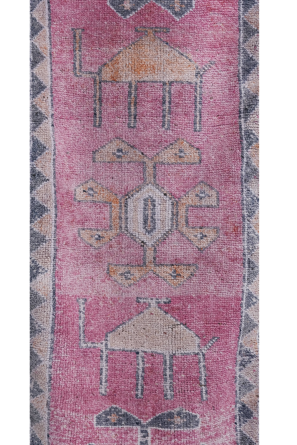 Vintage Herki Halı Yolluk 89 x 325 cm