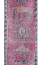Vintage Herki Halı Yolluk 89 x 325 cm
