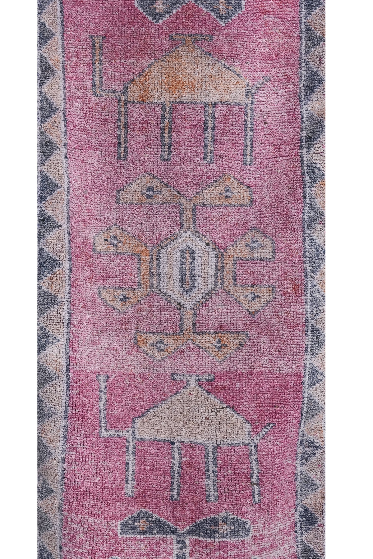 Vintage Herki Halı Yolluk 89 x 325 cm