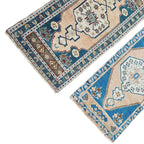 Vintage Türk Yastık Halı 2'li Set 56 x 106 cm