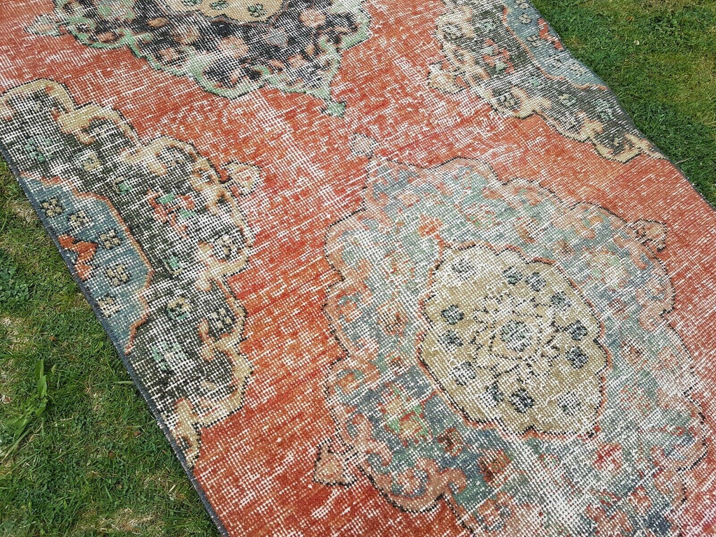 Vintage Türk Halı Yolluk 89 x 391 cm