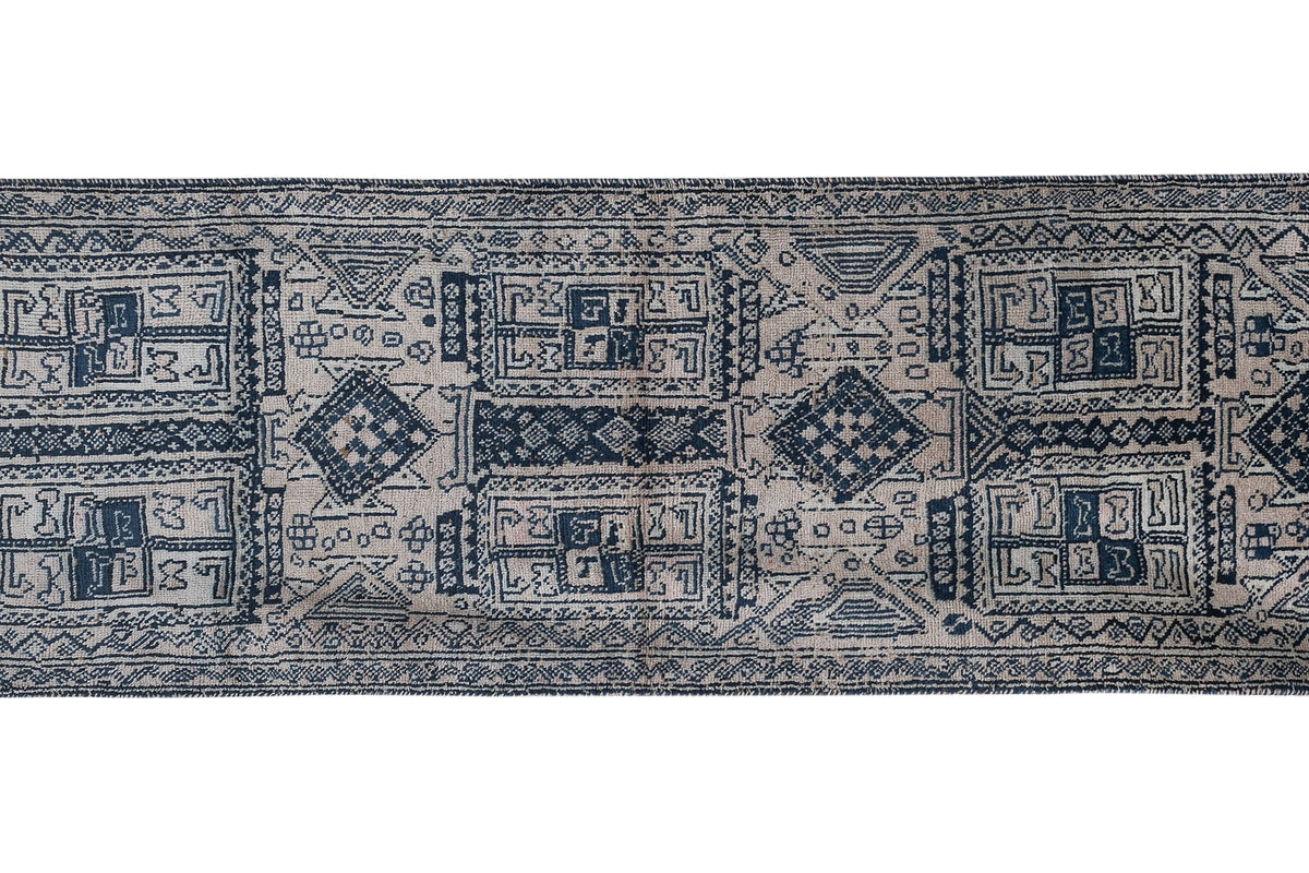 Vintage Herki Halı Yolluk 110 x 318 cm