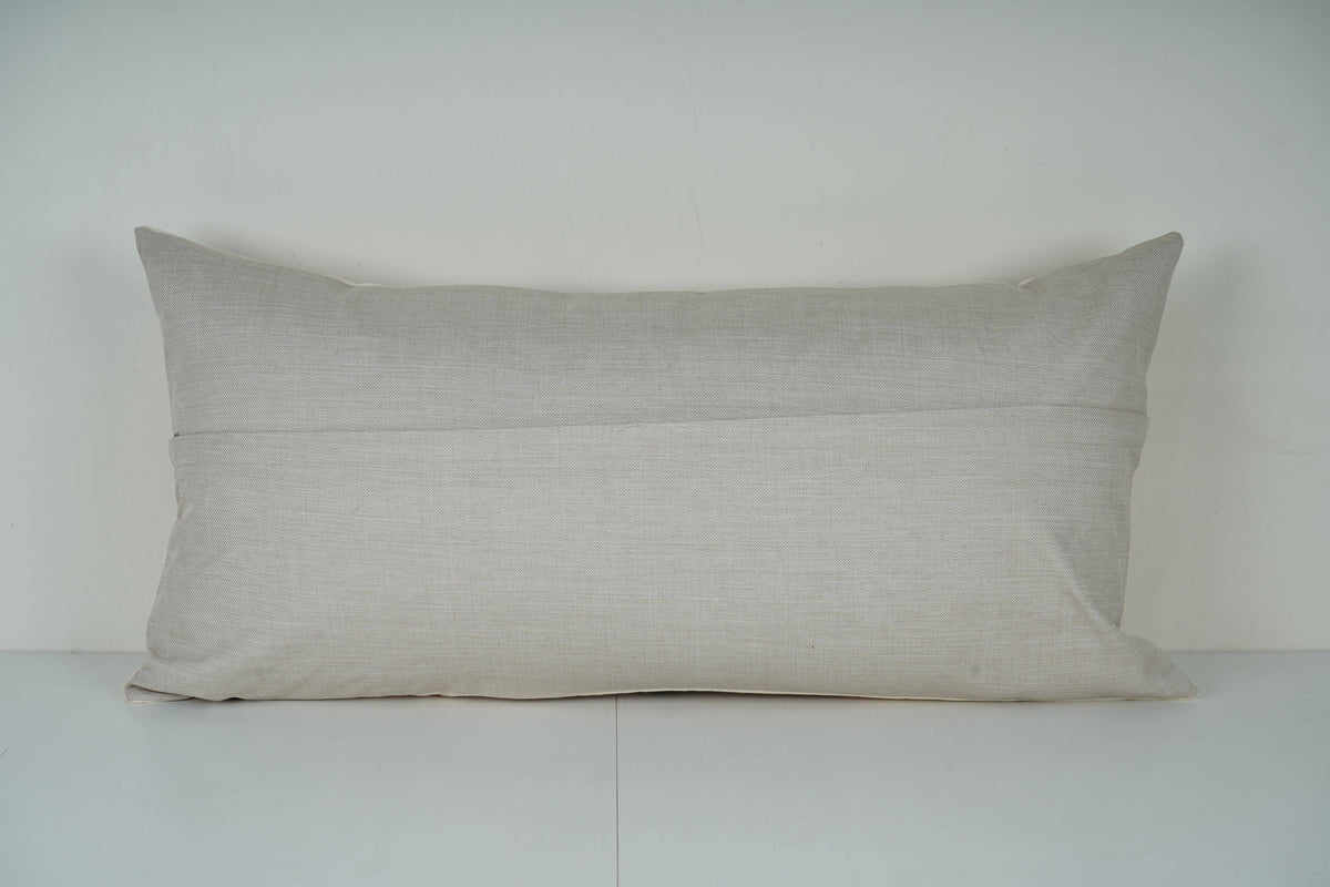 Geyik Desenli Suzani Kırlent Kılıfı 45 x 85 cm