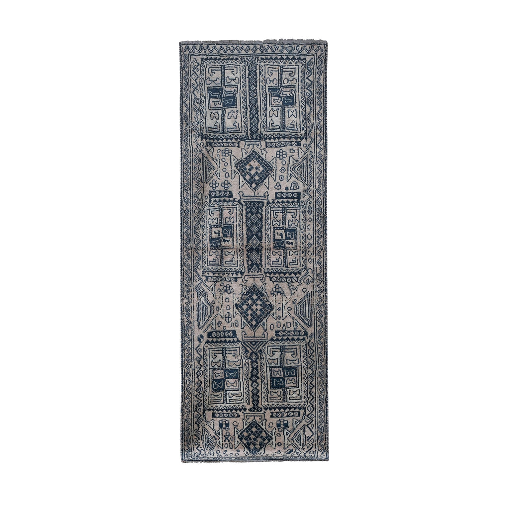 Vintage Herki Halı Yolluk 110 x 318 cm