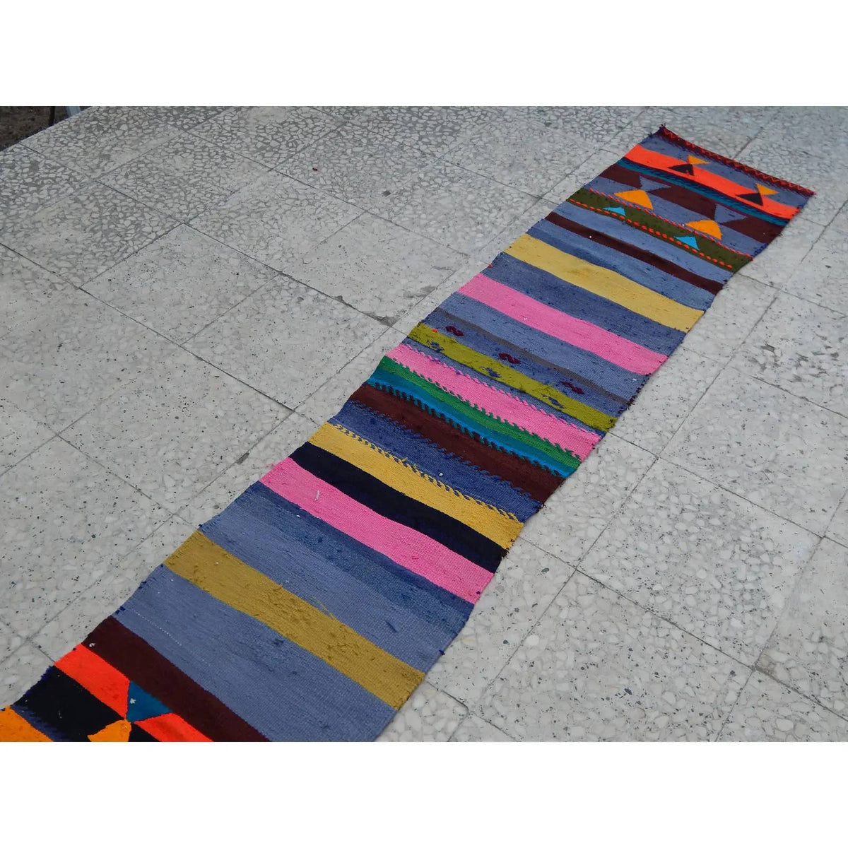 Vintage Kilim Yolluk 47 x 248 cm