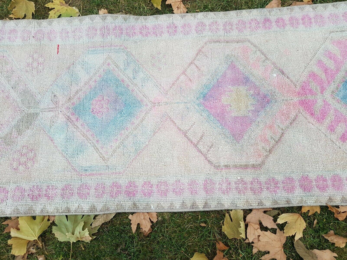 Vintage Herki Halı Yolluk 80 x 400 cm