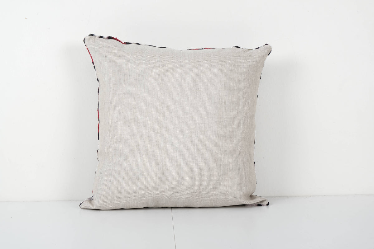 İpek Ikat Kadife Kırlent Kılıfı 46 x 46 cm