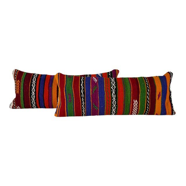 Kilim Kırlent Kılıfı 2'li Set 41 x 102 cm