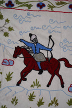 At Desenli Suzani Duvar Örtüsü 50 x 186 cm