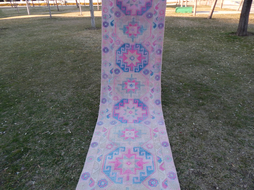 Vintage Herki Halı Yolluk 80 x 363 cm