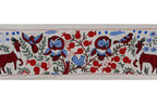 Baykuş Desenli Suzani Yolluk 50 x 144 cm