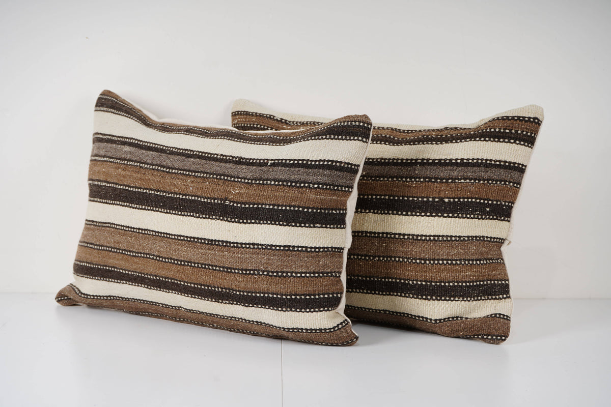 Kilim Kırlent Kılıfı 2'li Set 40 x 60 cm