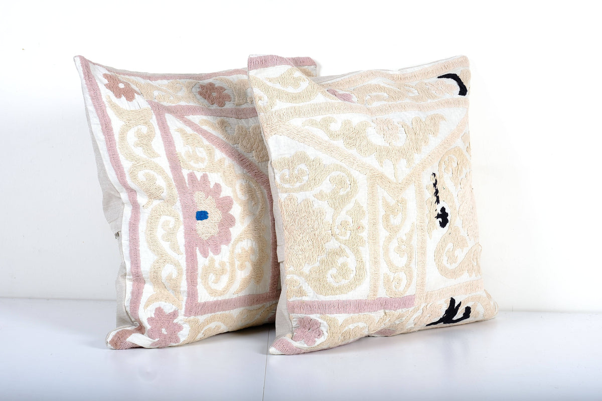 Suzani Kırlent Kılıfı 2'li Set 52 x 54 cm