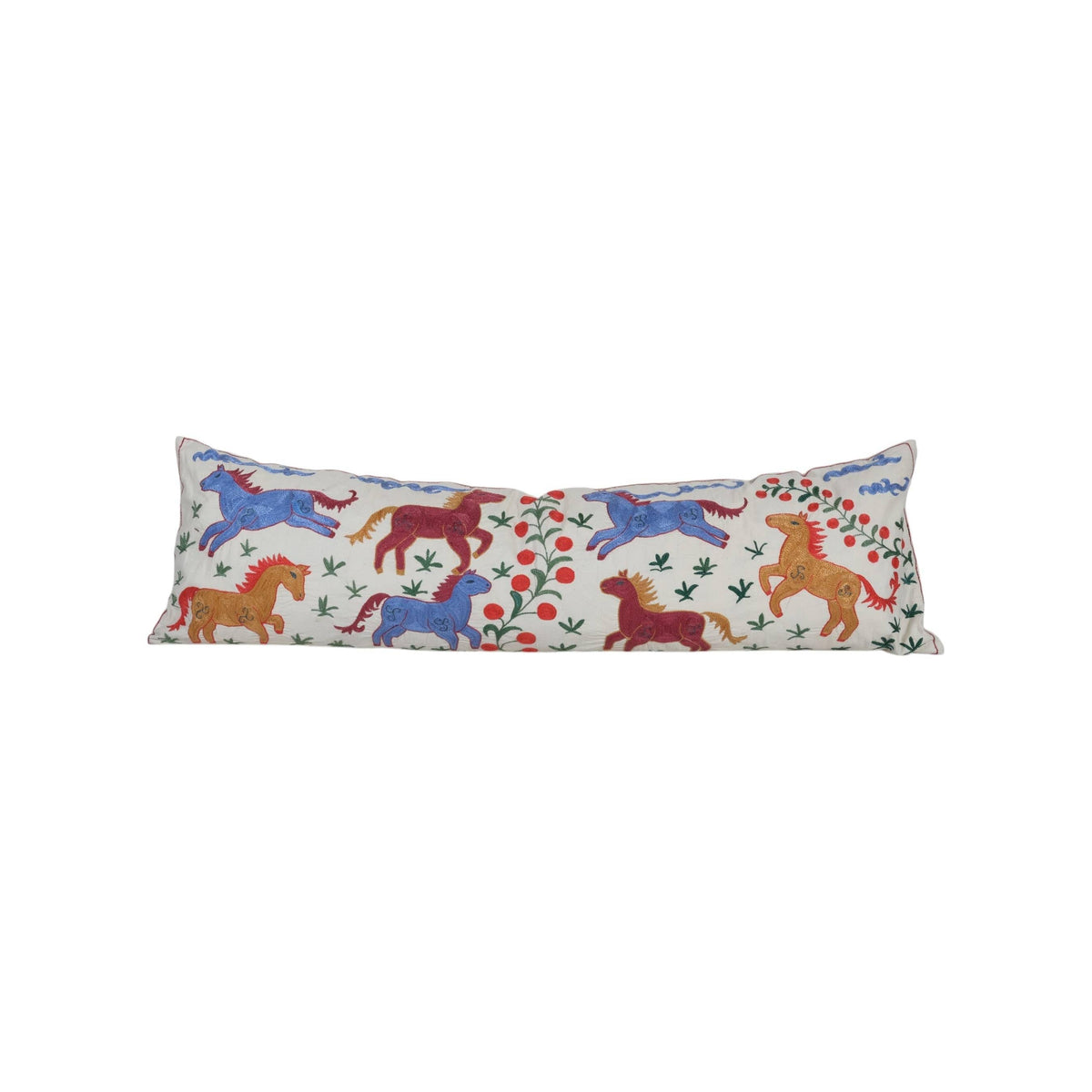 At Desenli Suzani Kırlent Kılıfı 45 x 150 cm