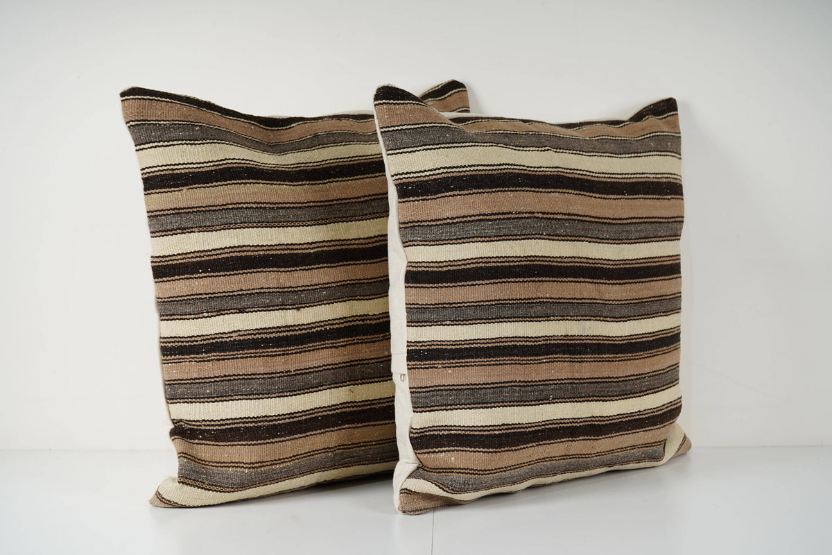 Kilim Kırlent Kılıfı 2'li Set 60 x 60 cm