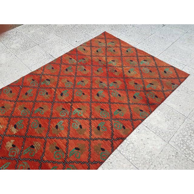 Vintage Uşak Halı 118 x 306 cm