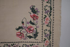 Vintage Aubusson Çiçek Desenli Kilim 160 x 250 cm