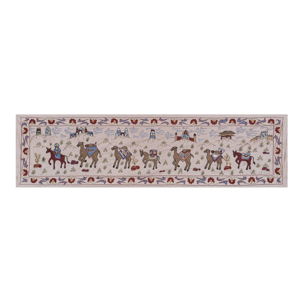 El İşlemesi Suzani Yolluk 54 x 190 cm