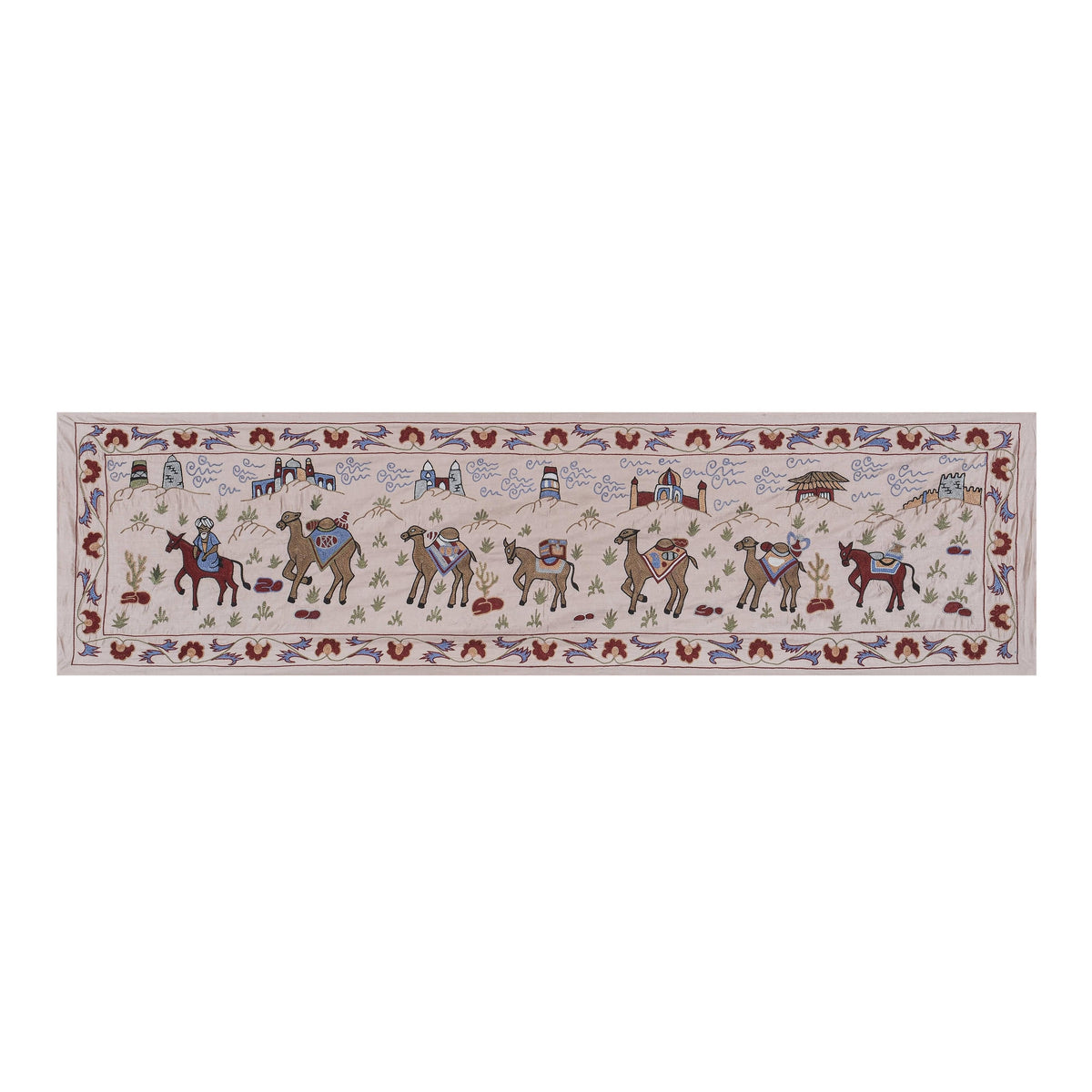 El İşlemesi Suzani Yolluk 54 x 190 cm