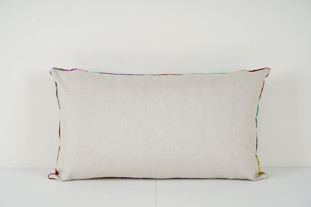 İpek Ikat Kadife Kırlent Kılıfı 40 x 60 cm
