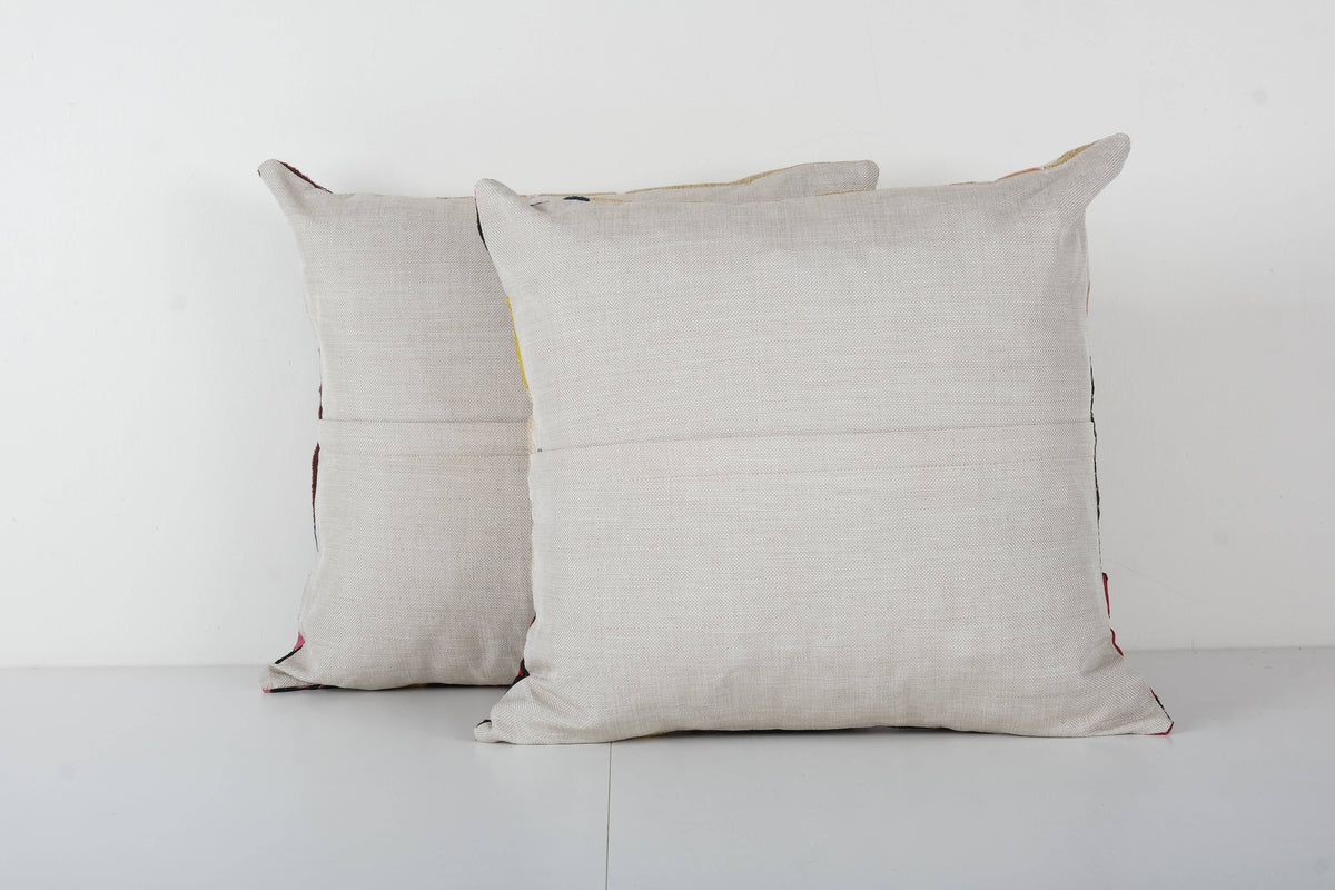 Suzani Kırlent Kılıfı 2'li Set 43 x 47 cm