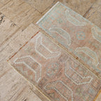 Vintage Türk Yastık Halı 2'li Set 52 x 95 cm