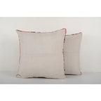 İpek Ikat Kadife Kırlent Kılıfı 2'li Set 60 x 60 cm