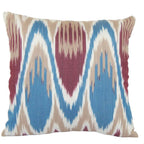 İpek Ikat Kadife Kırlent Kılıfı 31 x 33 cm
