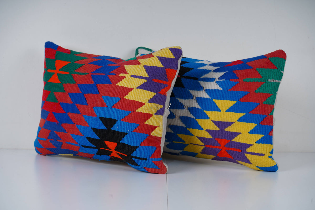 Kilim Kırlent Kılıfı 2'li Set 35 x 50 cm