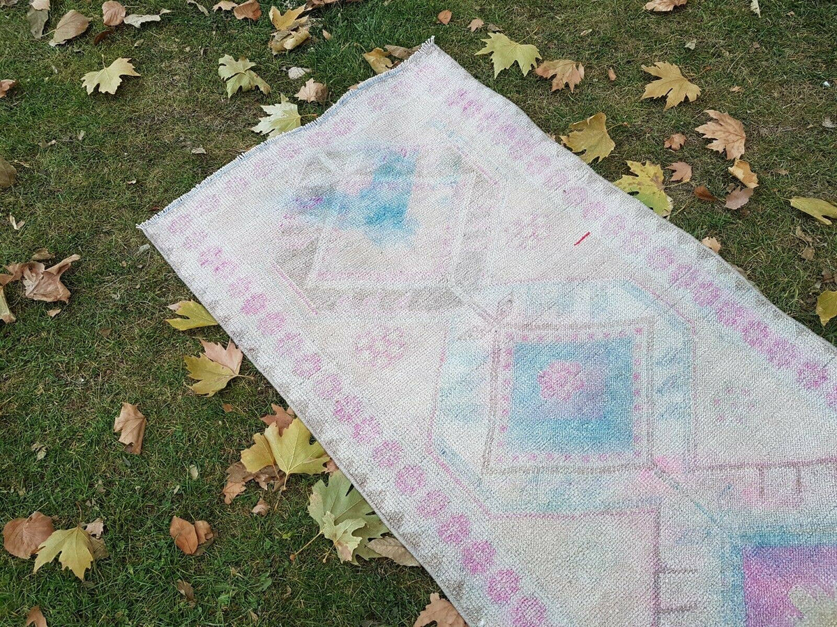 Vintage Herki Halı Yolluk 80 x 400 cm