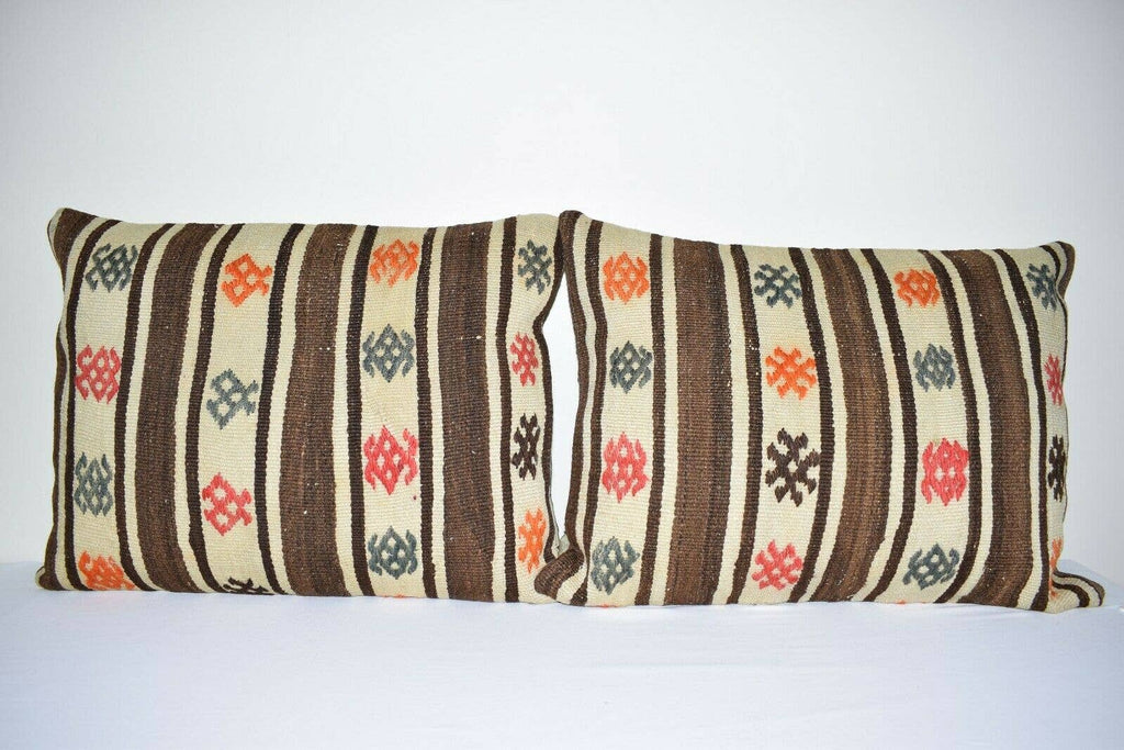 Kilim Kırlent Kılıfı 2'li Set 45 x 60 cm