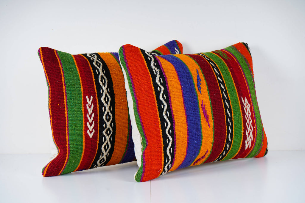 Kilim Kırlent Kılıfı 2'li Set 45 x 60 cm