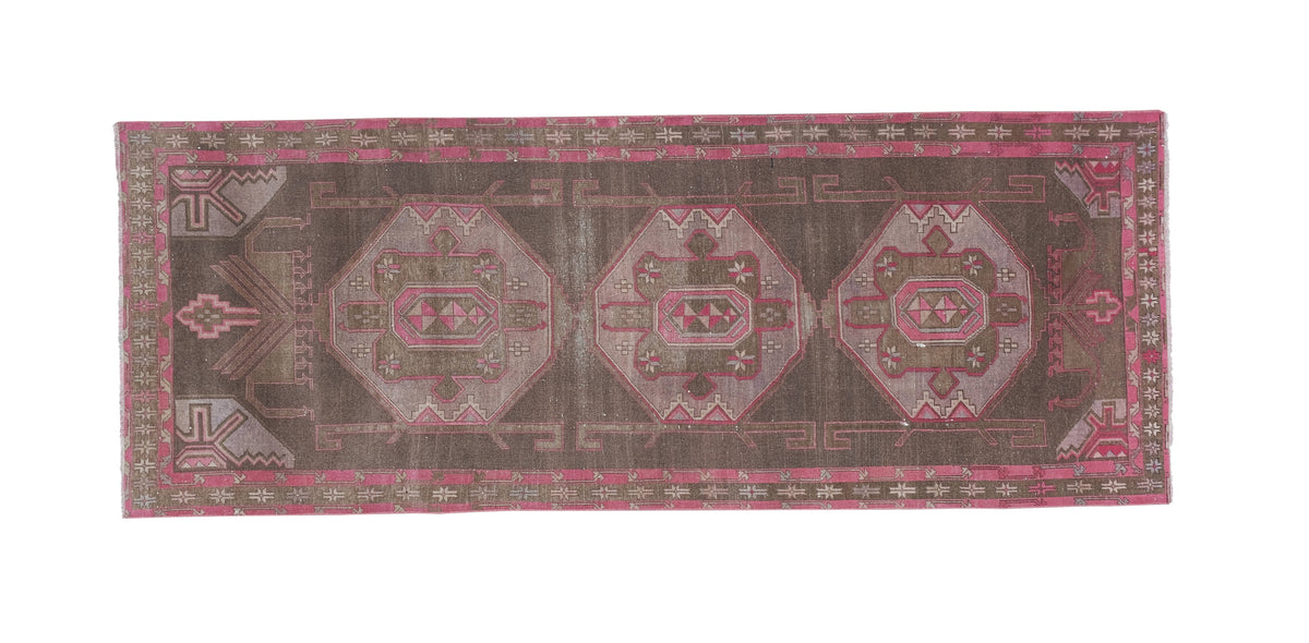 Vintage Kazak Halı 115 x 302 cm