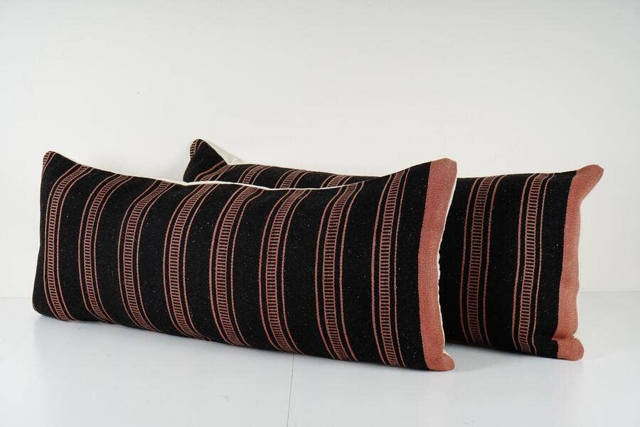 Kilim Kırlent Kılıfı 2'li Set 40 x 100 cm