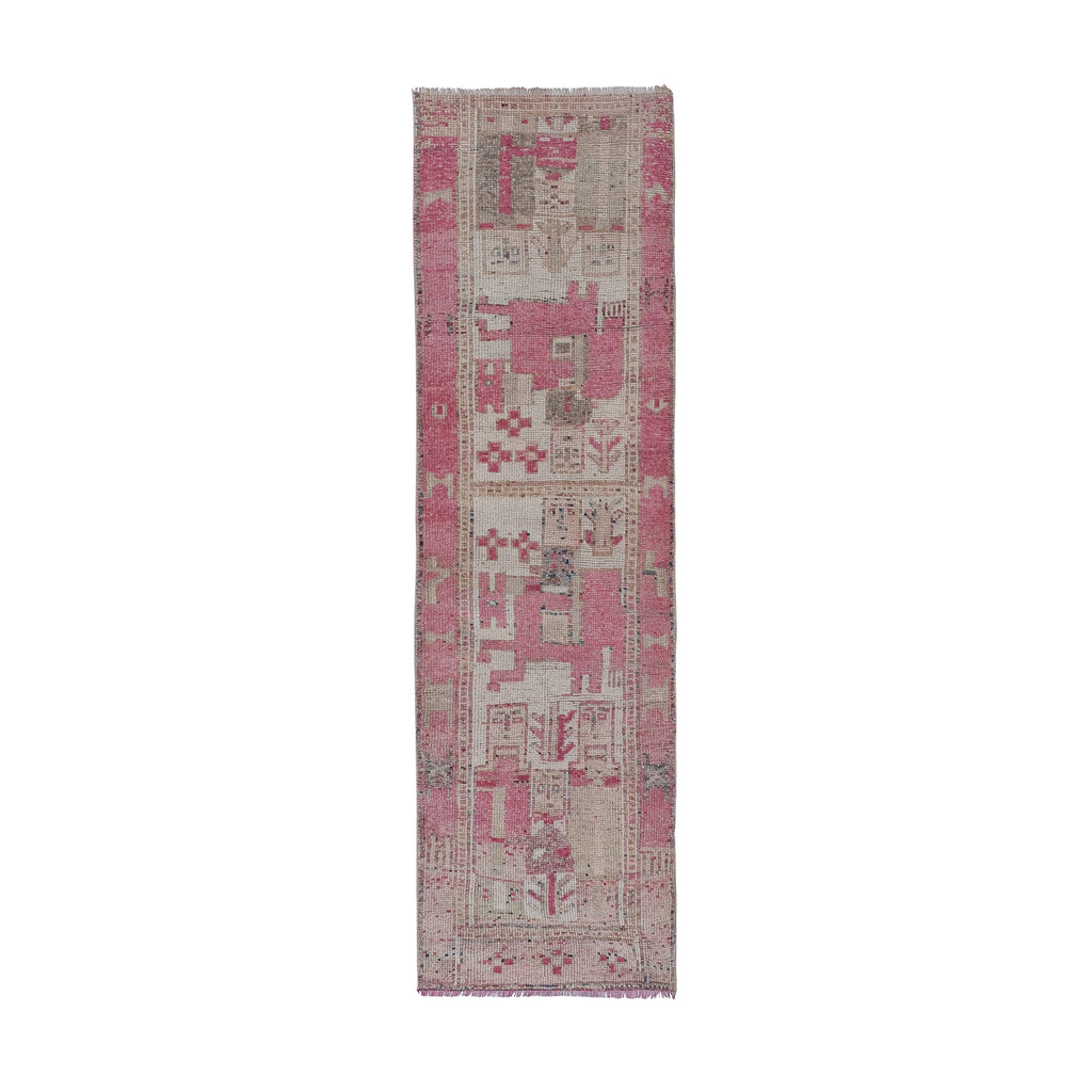 Vintage Kürt Halı Yolluk 99 x 330 cm