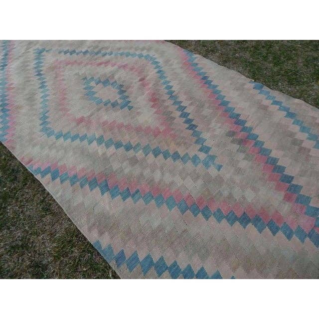 Vintage Kilim Yolluk 144 x 337 cm