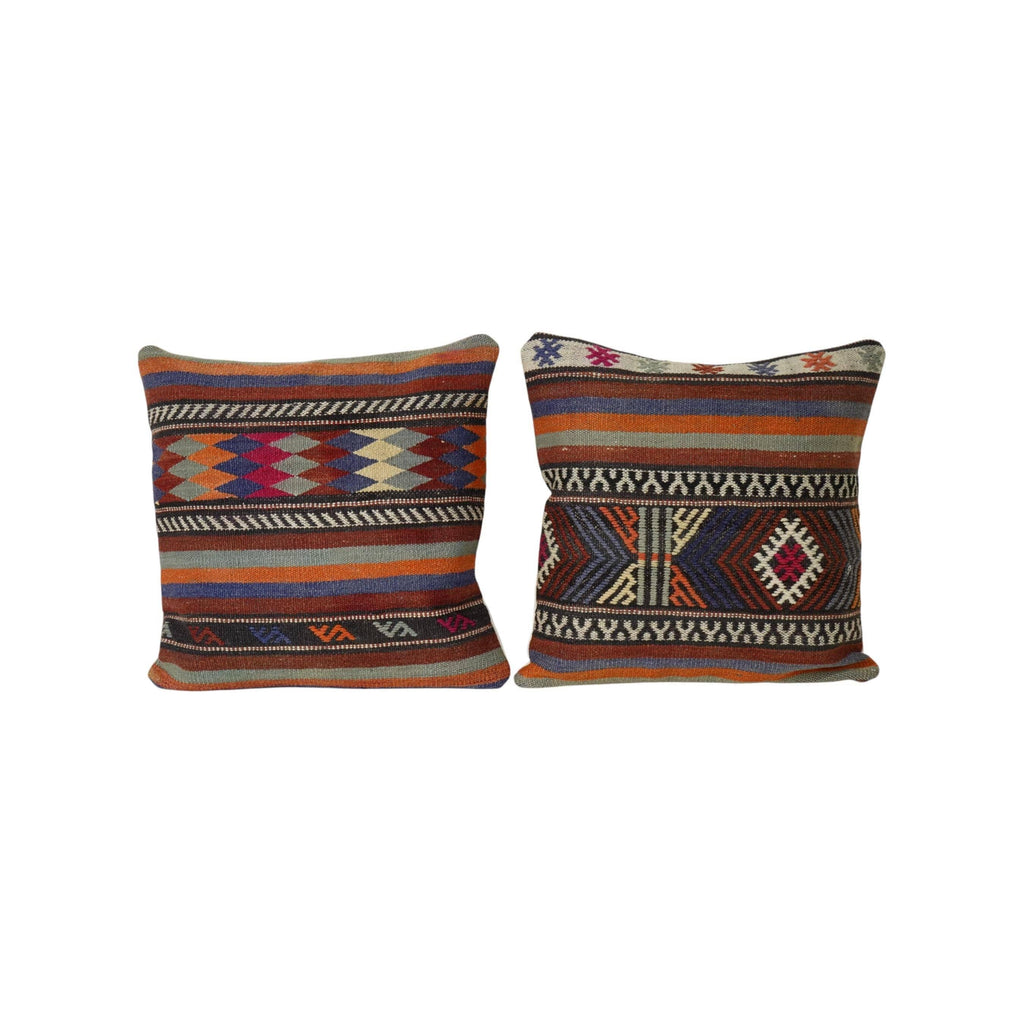 Kilim Kırlent Kılıfı 2'li Set 50 x 50 cm