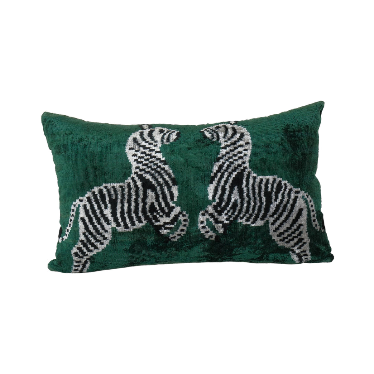 İpek Ikat Kadife Kırlent Kılıfı 40 x 60 cm
