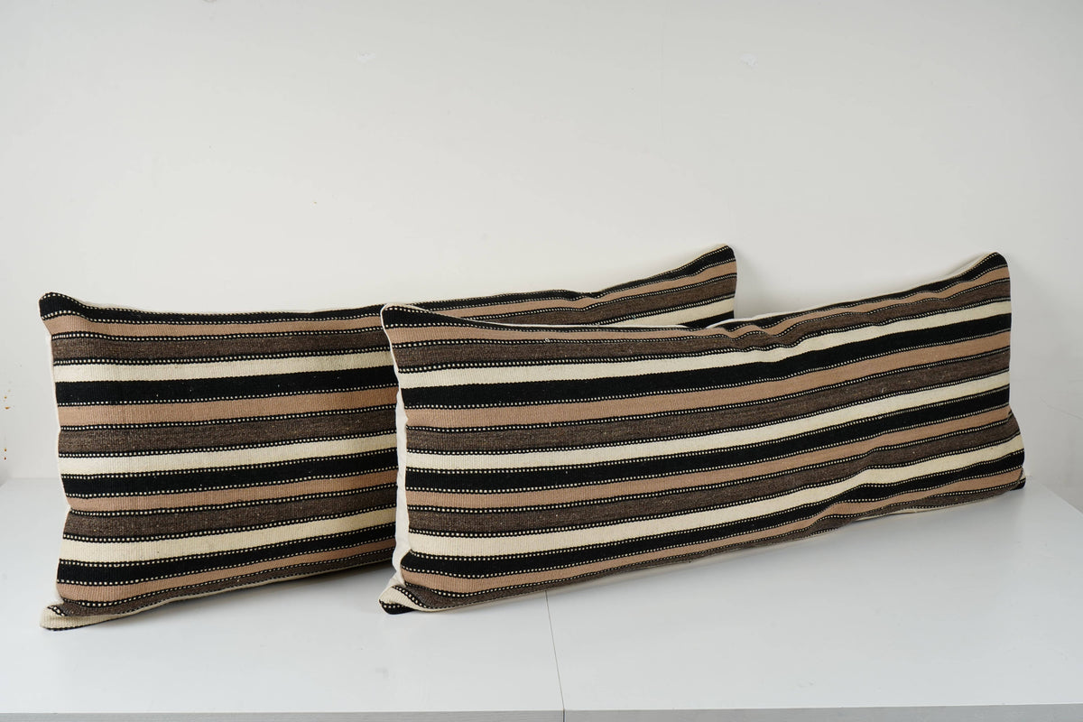 Kilim Kırlent Kılıfı 2'li Set 46 x 122 cm