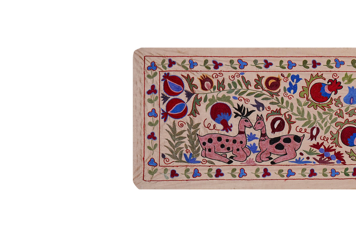 El İşlemesi Suzani Yolluk 51 x 190 cm