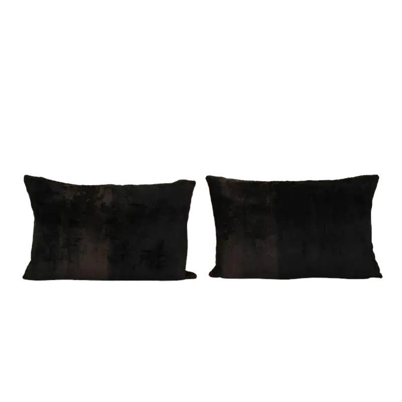 İpek Ikat Kadife Kırlent Kılıfı 2'li Set 40 x 60 cm