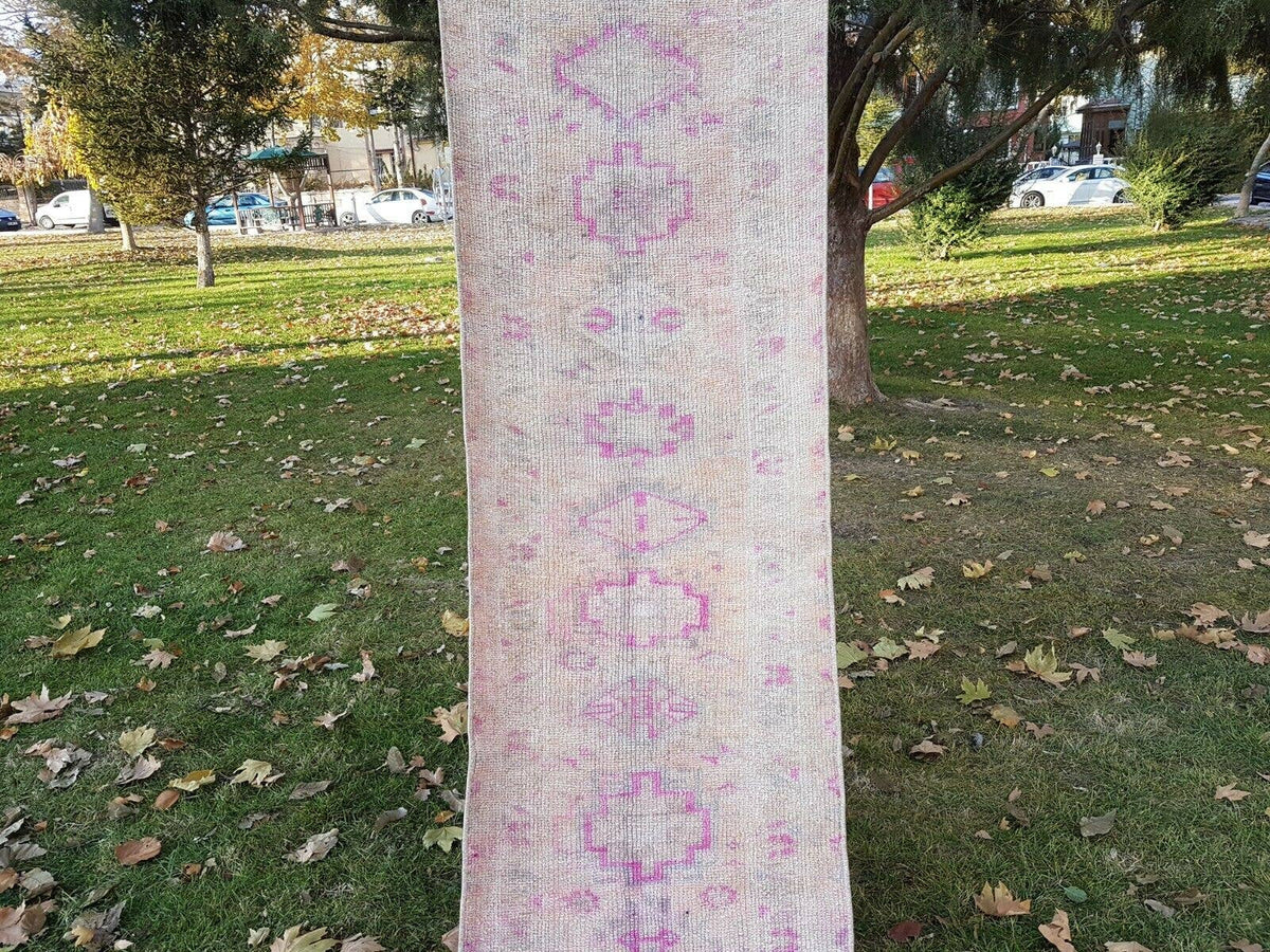 Vintage Herki Halı Yolluk 63 x 425 cm