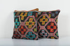 Kilim Kırlent Kılıfı 2'li Set 40 x 40 cm