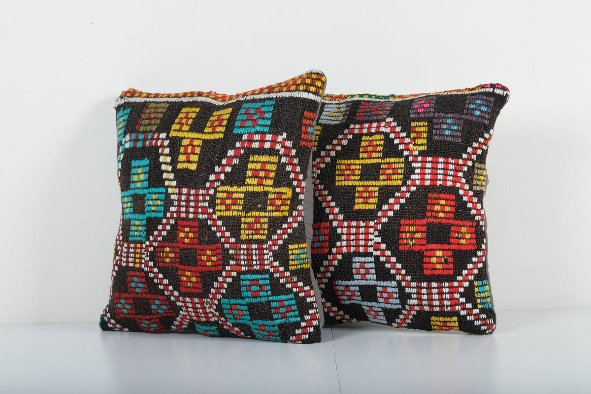 Kilim Kırlent Kılıfı 2'li Set 40 x 40 cm