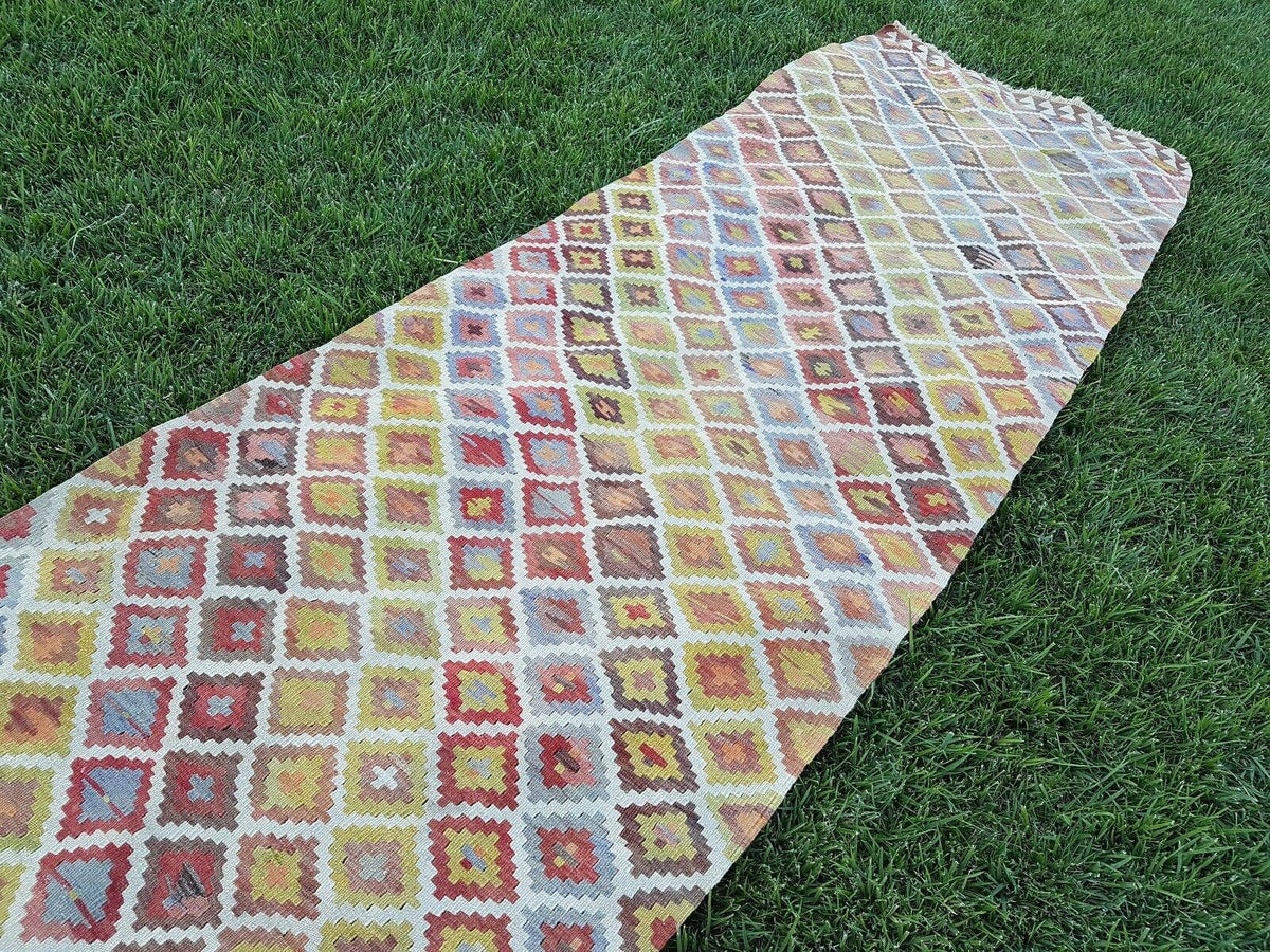 Vintage Türk Halı Yolluk 100 x 495 cm