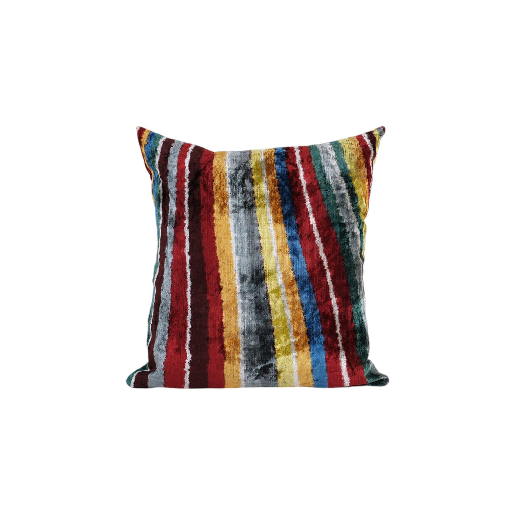 İpek Ikat Kadife Kırlent Kılıfı 56 x 63 cm