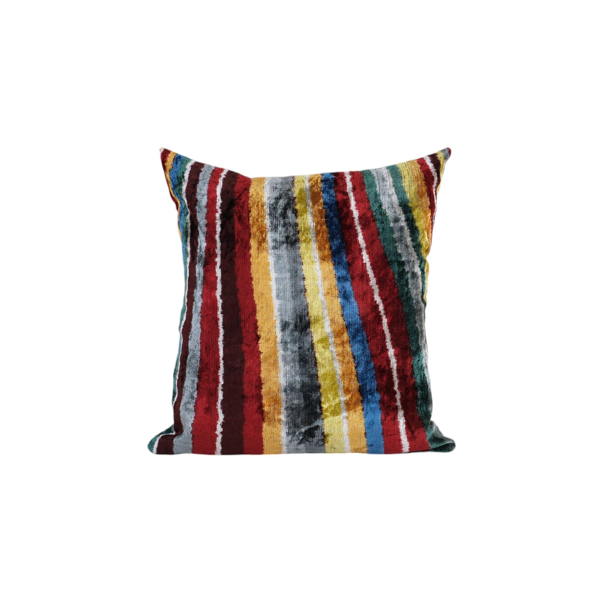 İpek Ikat Kadife Kırlent Kılıfı 56 x 63 cm