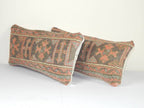 Halı Kırlent Kılıfı 2'li Set 25 x 56 cm