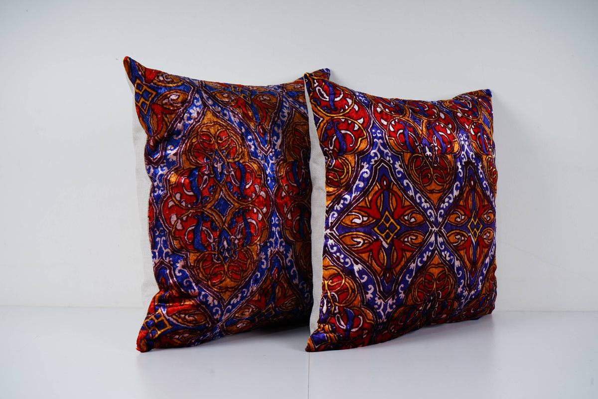 Halı Kırlent Kılıfı 2'li Set 50 x 50 cm